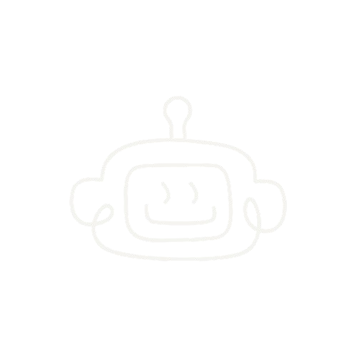 black and white minimalist monoline illustrated modern sketch ai robot logo removebg preview