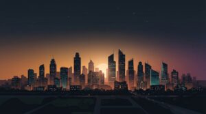 bangalore city skyline at dusk 202607230839