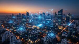 bangalore skyline sunset ai tech… 202607241802