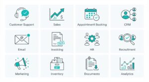 flat line icons customer support… 202607292307